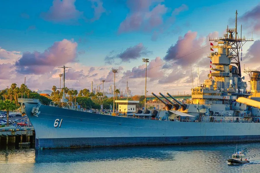 Board the USS Iowa Battleship Museum