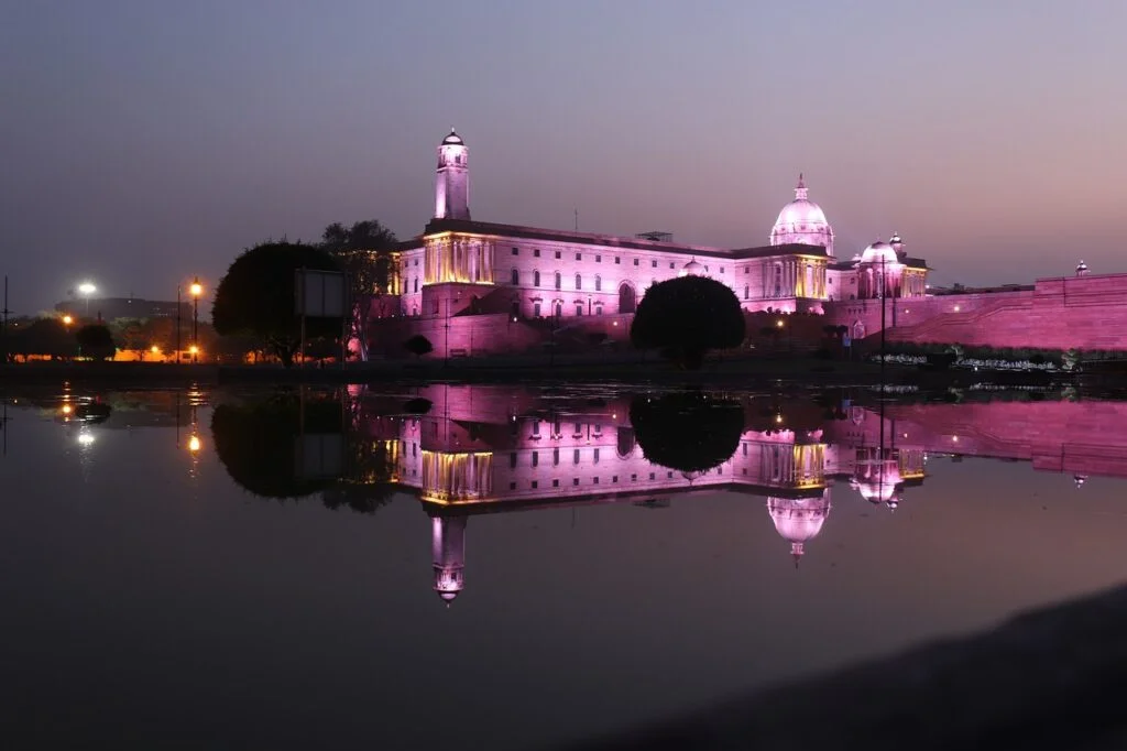rashtrapati bhawan, night life Delhi,